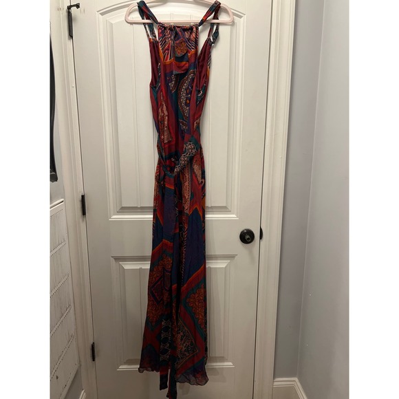 Hale Bob Women’s Sleeveless V-Neck Boho Summer Maxi Dress Size XS Multicolor - Picture 5 of 6